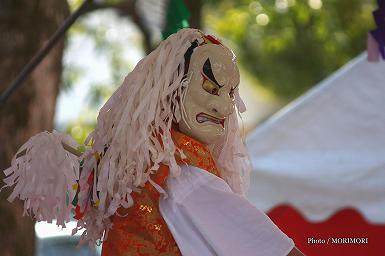 太玉(ふとだま)舞　(田元神社　祈年祭（春まつり）にて)