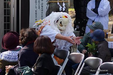 太玉(ふとだま)舞　(田元神社　祈年祭（春まつり）にて)