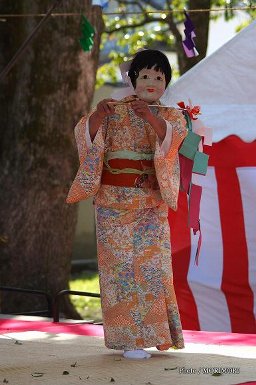 嫁所舞　田元神社　祈年祭にて