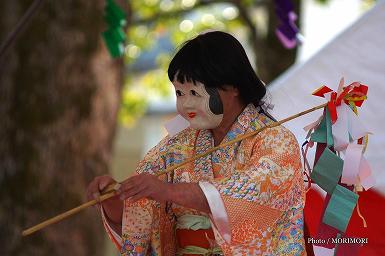 嫁所舞　田元神社　祈年祭にて