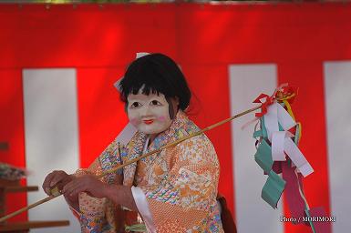 嫁所舞　田元神社　祈年祭にて