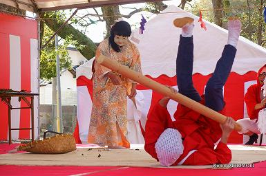 杵舞　(田元神社　祈年祭（春まつり）にて)