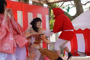 杵舞　(田元神社　祈年祭（春まつり）にて)