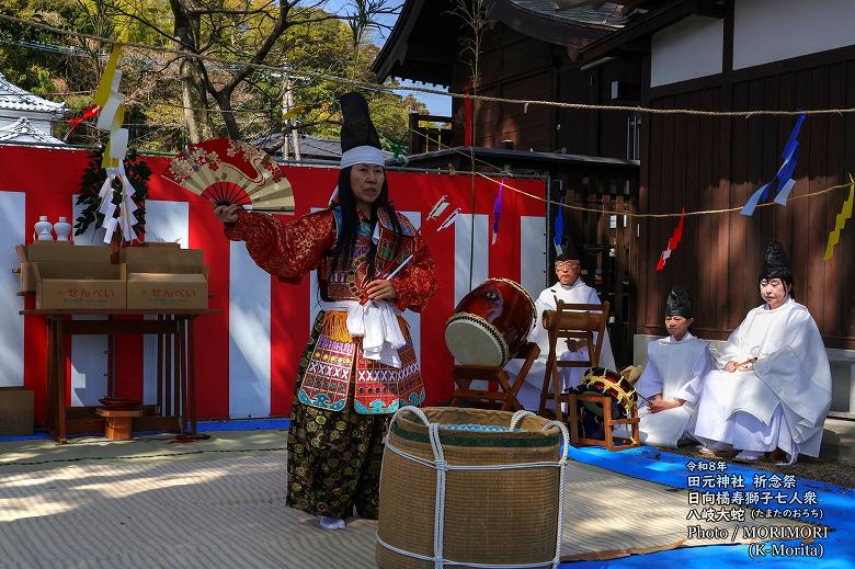 八岐大蛇(やまたのおろち)　日向橘寿獅子七人衆