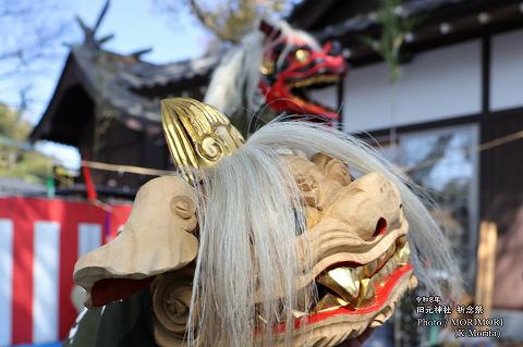 田元神社春祭 本郷獅子舞