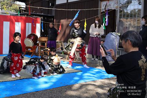 田元神社春祭 本郷獅子舞