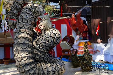 八岐大蛇(やまたのおろち)　日向橘寿獅子七人衆
