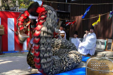 八岐大蛇(やまたのおろち)　日向橘寿獅子七人衆