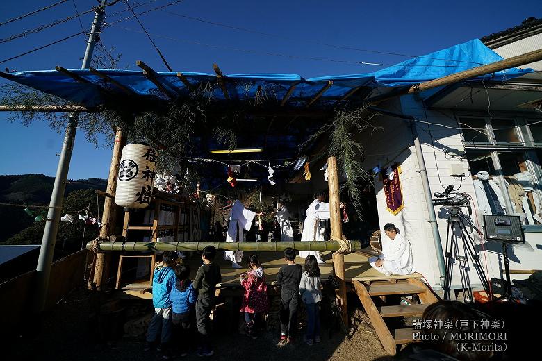 戸下神楽（諸塚神楽）地割