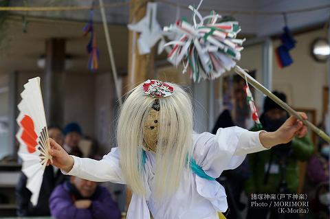 戸下神楽（諸塚神楽）浮輪取り