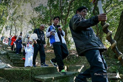 戸下神楽　舞入れ