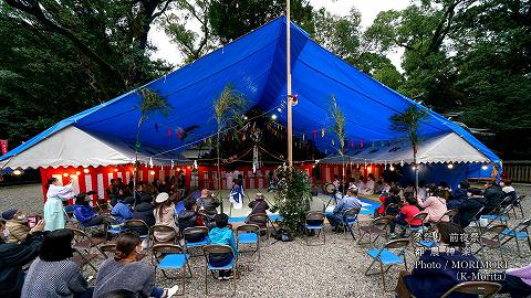 都農神楽 都農神社冬例大祭(令和４年冬祭り前夜祭にて)