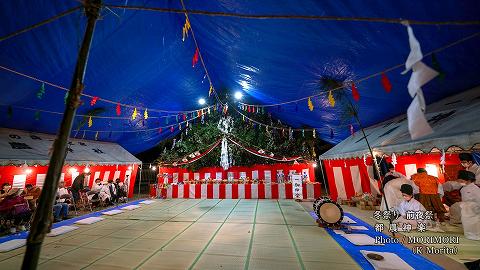 都農神楽 都農神社冬例大祭(令和４年冬祭り前夜祭にて)