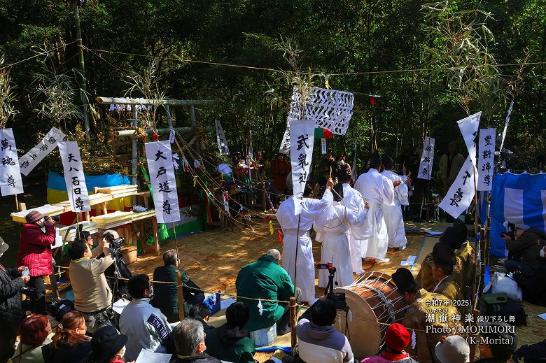 令和７年　潮嶽神楽（繰り下し舞）