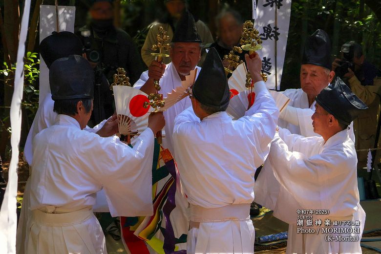 令和７年　潮嶽神楽（繰り下し舞）