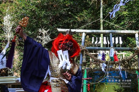 令和７年　潮嶽神楽（手力雄舞）