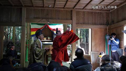 潮嶽神社春大祭(福種下ろしの神事)