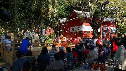 野島神楽　一番　いれん鬼神