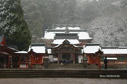 冬・雪の霧島神宮