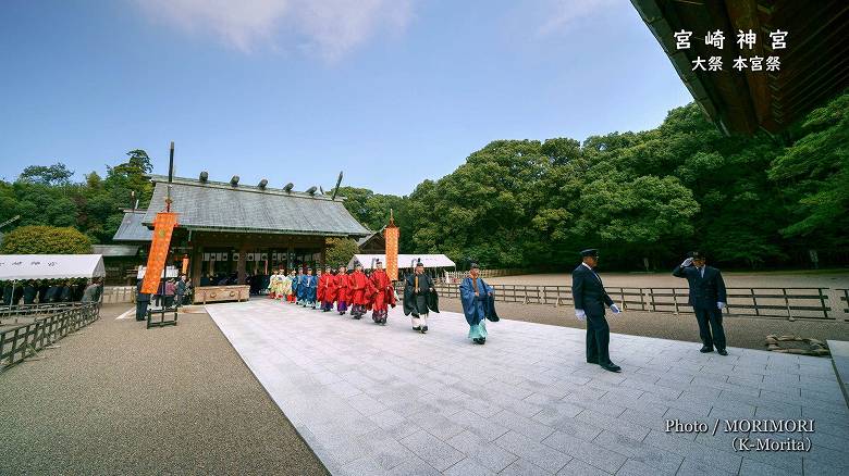 宮崎神宮 本宮祭にて