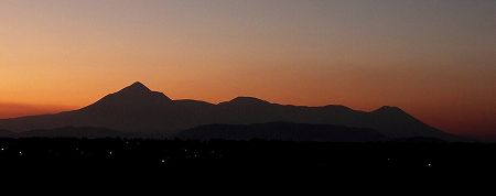 霧島連山 夕景 霧島連山 有形