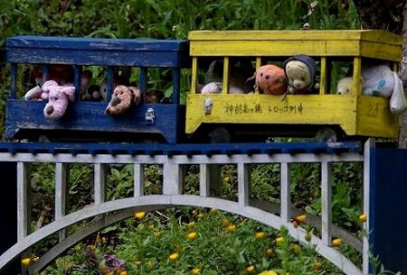 高千穂鉄橋(高千穂峡駐車場にあったもの) 高千穂鉄橋(高千穂峡駐車場にあったもの)