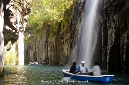 高千穂峡のボート 高千穂峡のボート