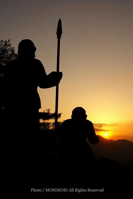 高千穂　国見ヶ丘のニニギノミコト像