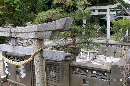 立磐神社 神武天皇御腰掛岩 立磐神社 御腰掛岩