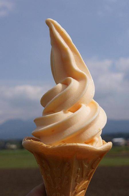 完熟きんかんソフトクリーム 完熟きんかんソフトクリーム