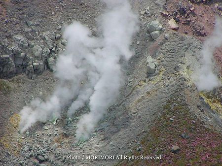 霧島連山 御鉢の噴気 霧島連山 御鉢の噴気