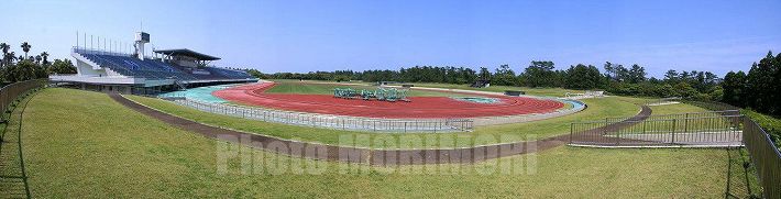 宮崎県総合運動公園陸上競技場の写真　パノラマ