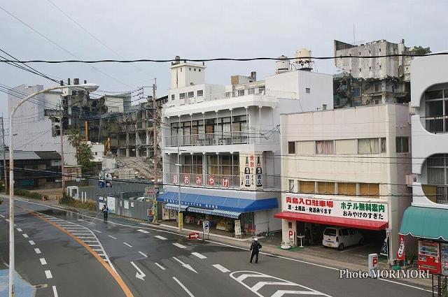 宮崎県　青島　旧橘ホテル解体工事写真　（01）