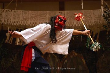 高千穂神楽 戸取(ととり)の舞 09 奉仕者 秋元神楽