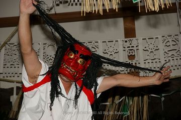 高千穂神楽 戸取(ととり)の舞 12 奉仕者 秋元神楽