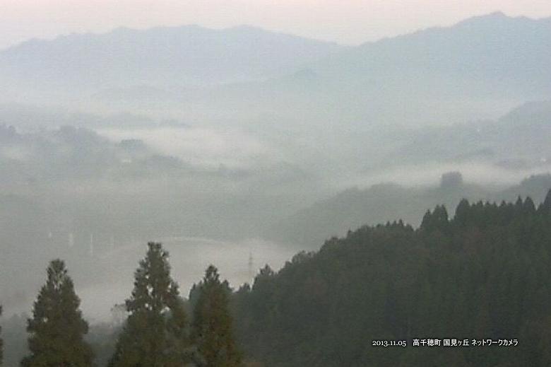 高千穂町 国見ヶ丘の雲海 2013年11月5日 04