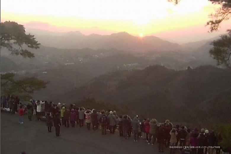 高千穂町 国見ヶ丘　初日の出 02