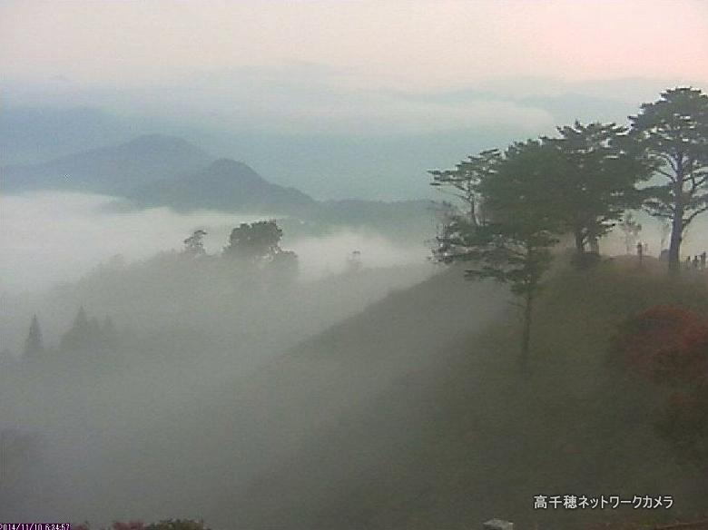 高千穂の雲海　2014年11月10日