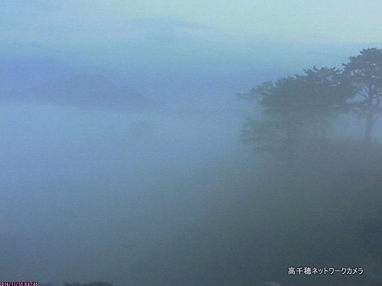 高千穂の雲海　2014年11月10日