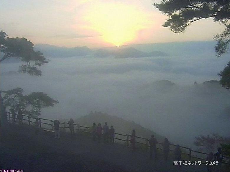 高千穂の雲海　2014年11月10日