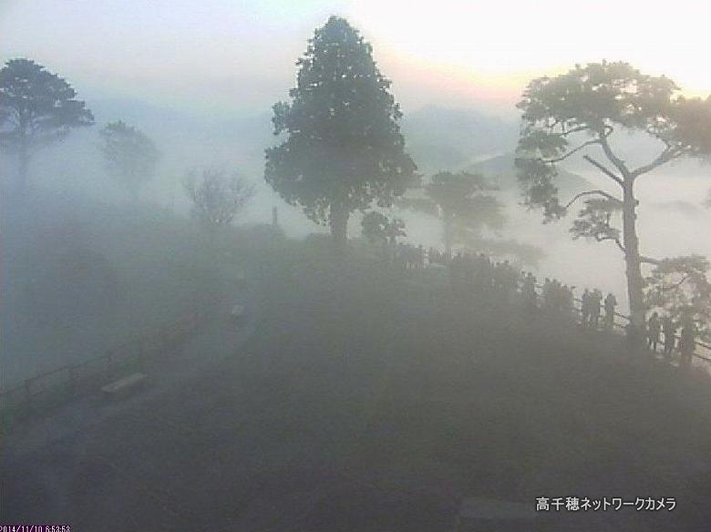 高千穂の雲海　2014年11月10日