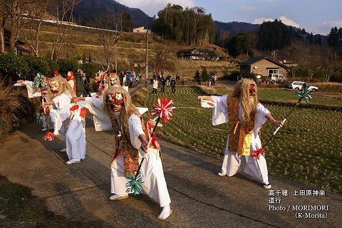 上田原神楽 道行