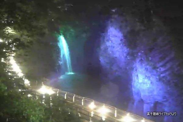 高千穂峡ライトアップ「神都高千穂 神あかり」 2 高千穂峡ライトアップ「神都高千穂 神あかり」 2