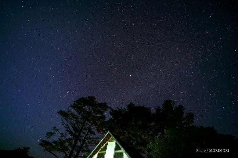 高千穂 国見ケ丘から見る満天の星景色