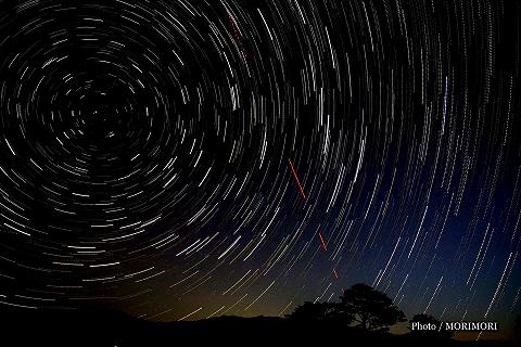 高千穂 国見ケ丘から見る満天の星景色