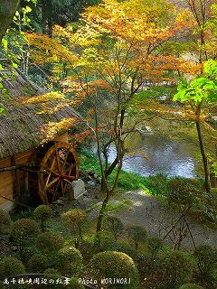 おのころ池脇の水車小屋０１