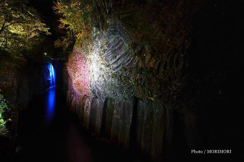 高千穂峡ライトアップ