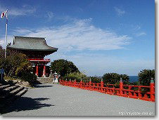 鵜戸神宮-桜門風景-